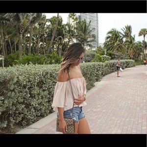 Off the shoulder blouse